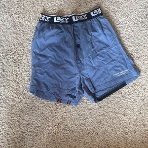 Lazy One Men's Blue Boxer Shorts